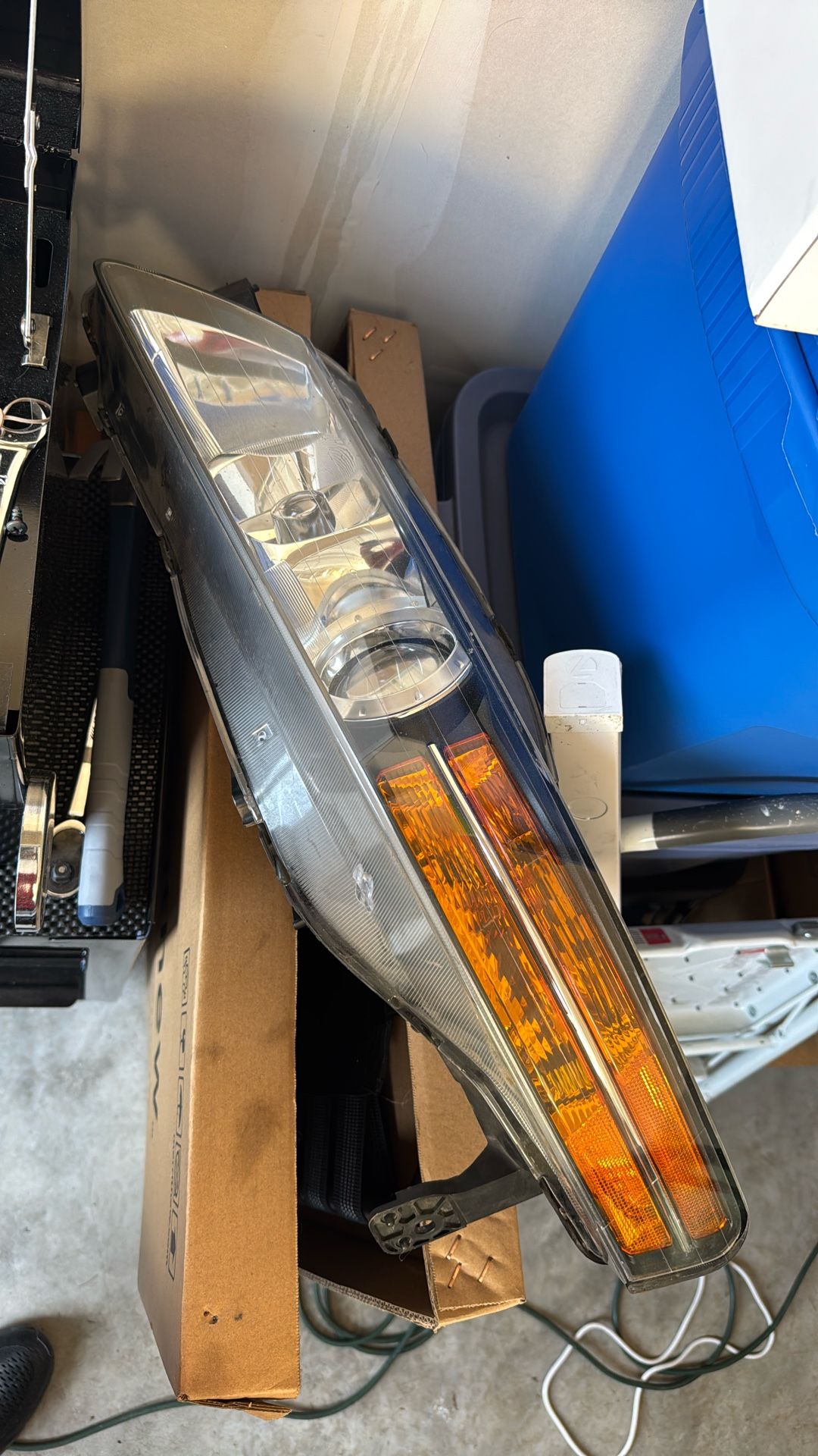 Left And Right Clean Acura TL Headlights