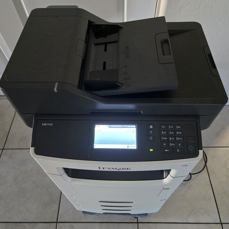 Lexmark XM1145 Multifunction Laser Printer - Works Great! + 4 Trays