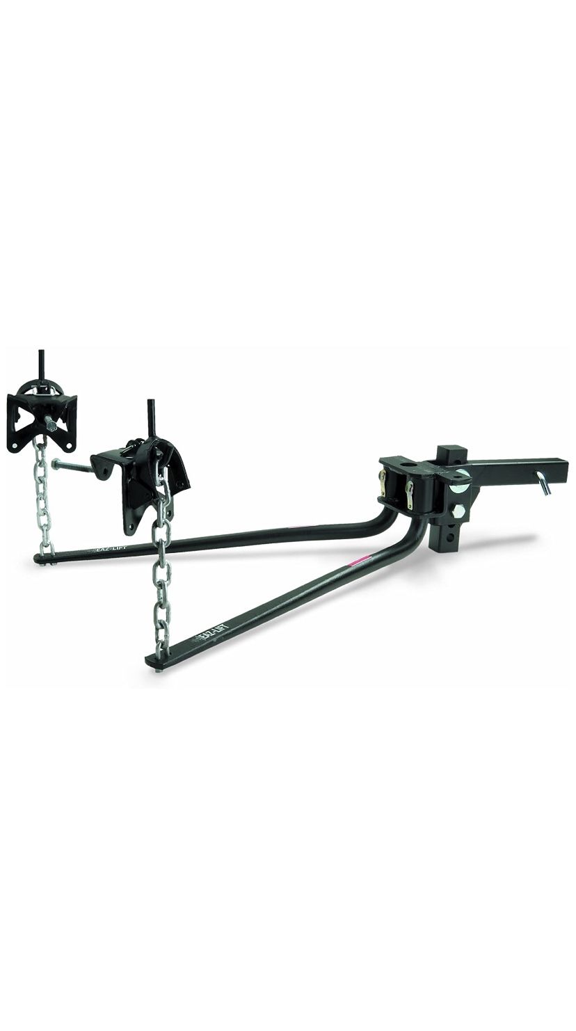 EAZ LIFT 48053 1000 Pounds 1,000 lbs Elite Bent Bar Weight Distributing Hitch with Adjustable Ball Mount and Shank (48053)