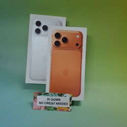 Apple IPhone 17 Pro Max Unlocked Brand New 256gb - 5 Dollars Down No Credit Needed! 