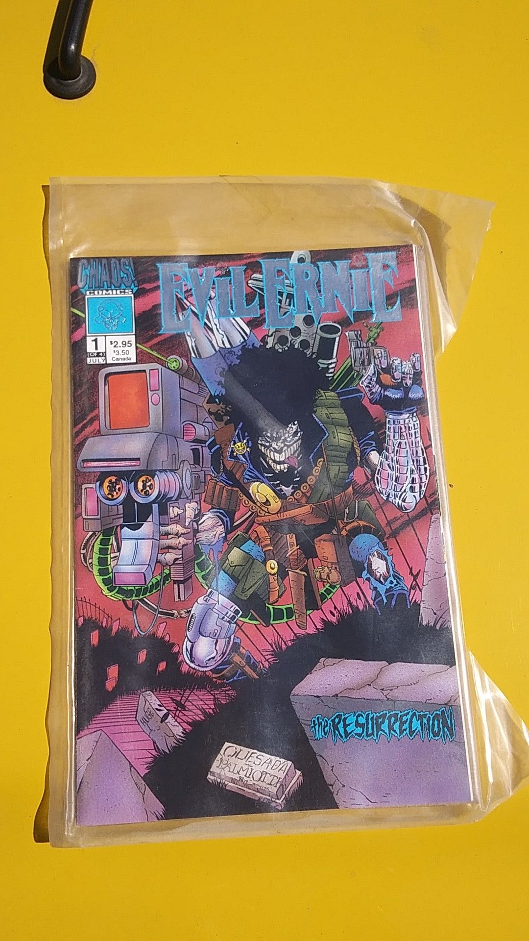 Evil Ernie No.1 comic (CHAOS) JULY 1993. Near mint condition