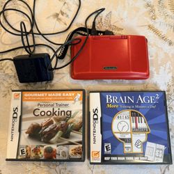 Nintendo DS With Two Cartridges