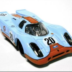 HOT WHEELS GULF PORScHE 917 KH Real Riders Race Car Limited Edition Premium Set