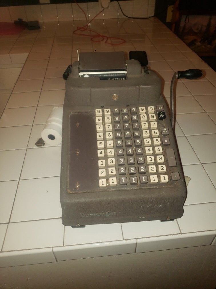 burroughs adding machine