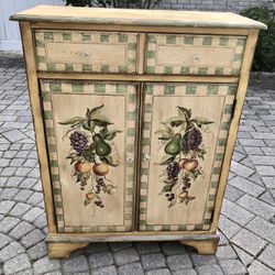 **Beautiful Hand-Painted Cabinet** Excellent Condition!!