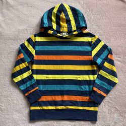 H&M Kid’s Striped Colorful Hoodie Sweater Size 8/10