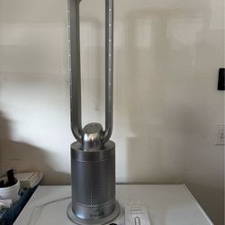 Bladeless Tower Fan Air Purifier 9 Speeds Remote Oscillation Timer