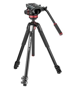 *Manfrotto 055 Tripod with Fluid Head – Professional Grade*