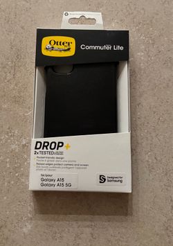Samsung Galaxy A15 and A15 5G Outer box commuter lite case protector - black