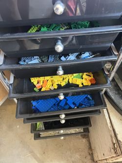 Legos With storage cart