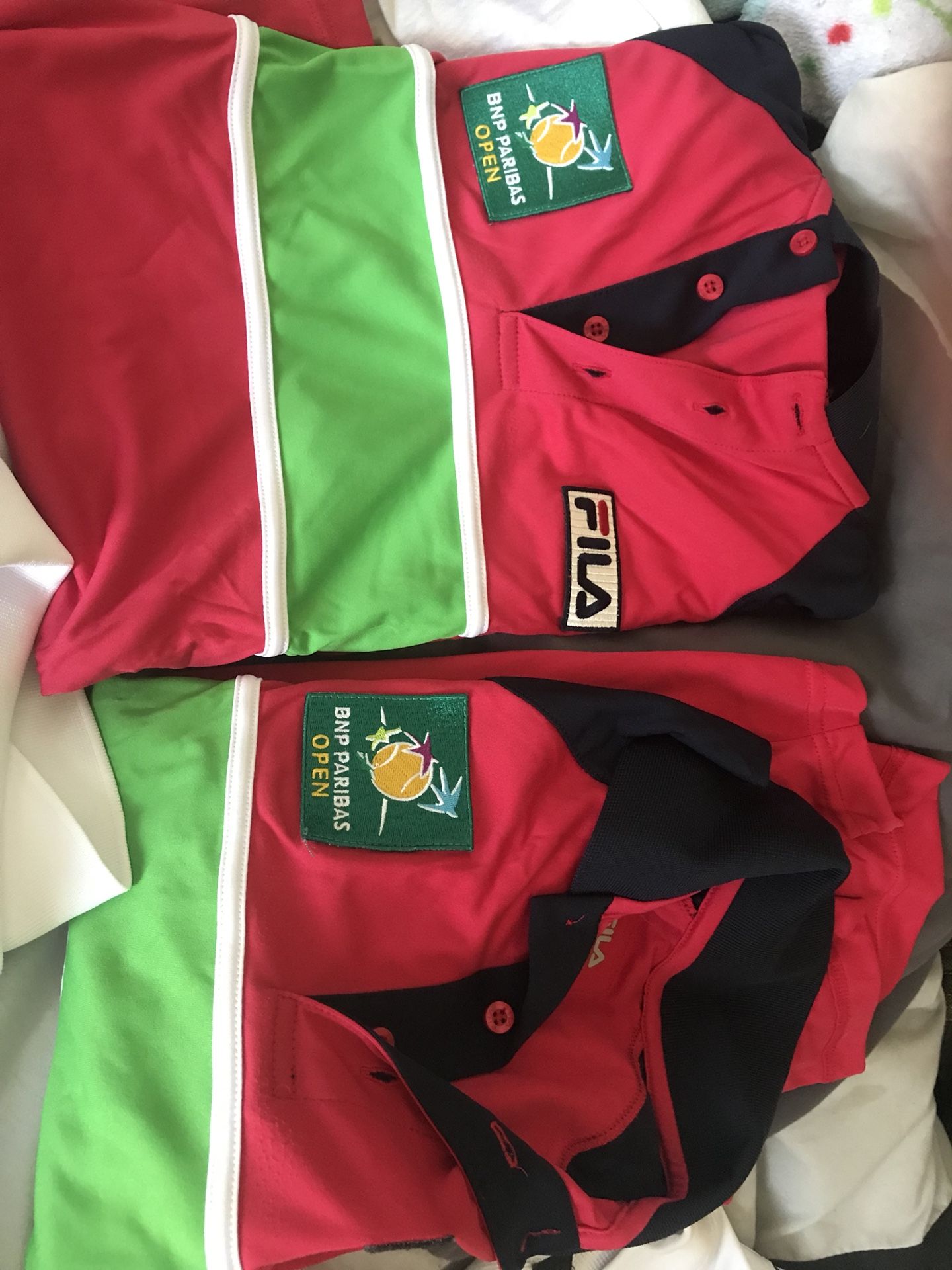 Fila Tennis Jackets and BNP Paribas Open Polo shirts for Sale in