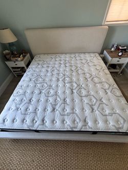 King Mattress with Twin Extra Long Foundation