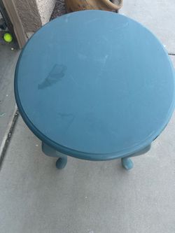 Solid wood end table