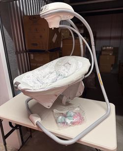 Open box Graco Simple Sway Baby Swing – Ivy