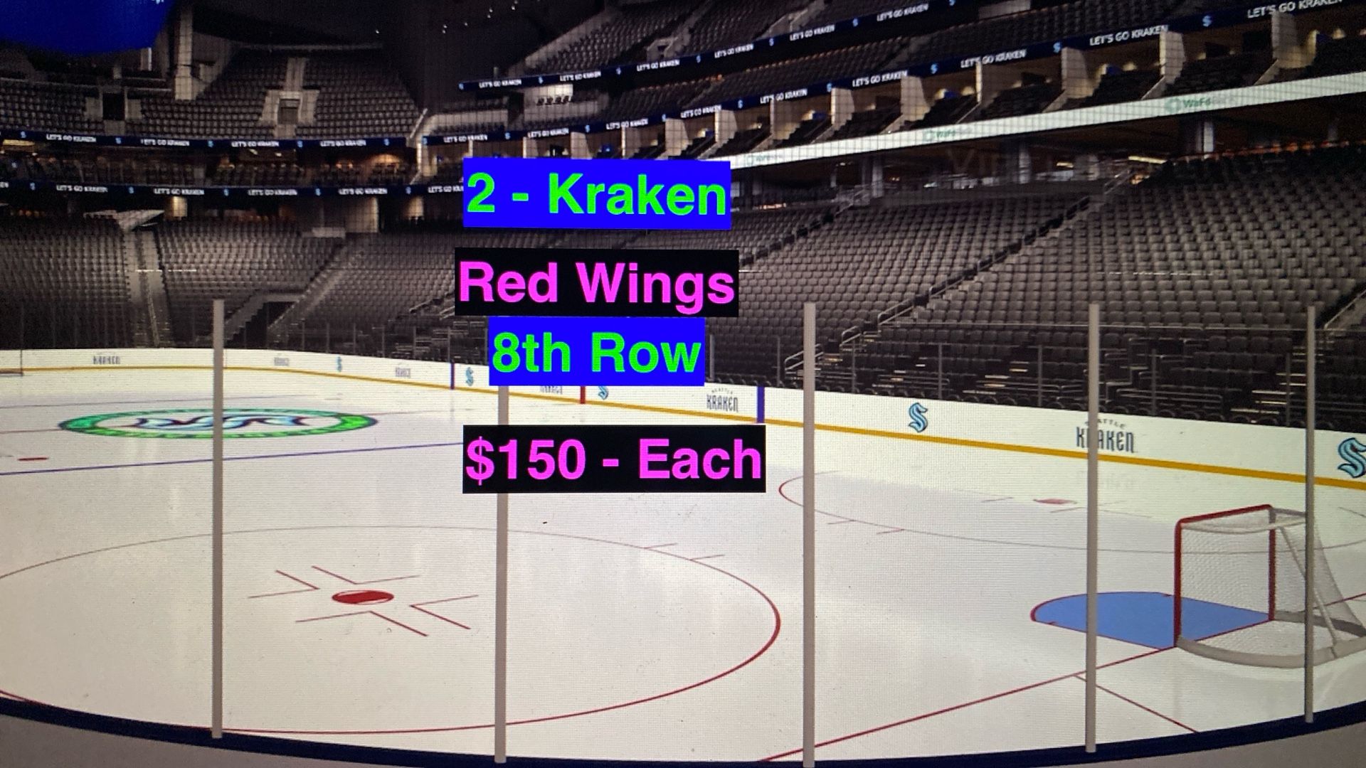 Kraken Red Wings Tickets 