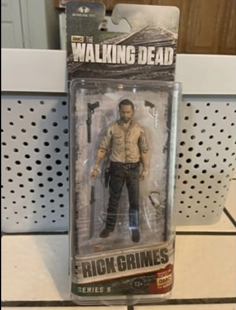 McFARLANE TOYS, The Walking Dead, Rick Grimes action figure.