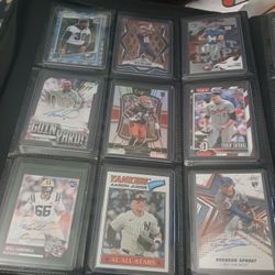 Binder And 3 Tins Of cards
