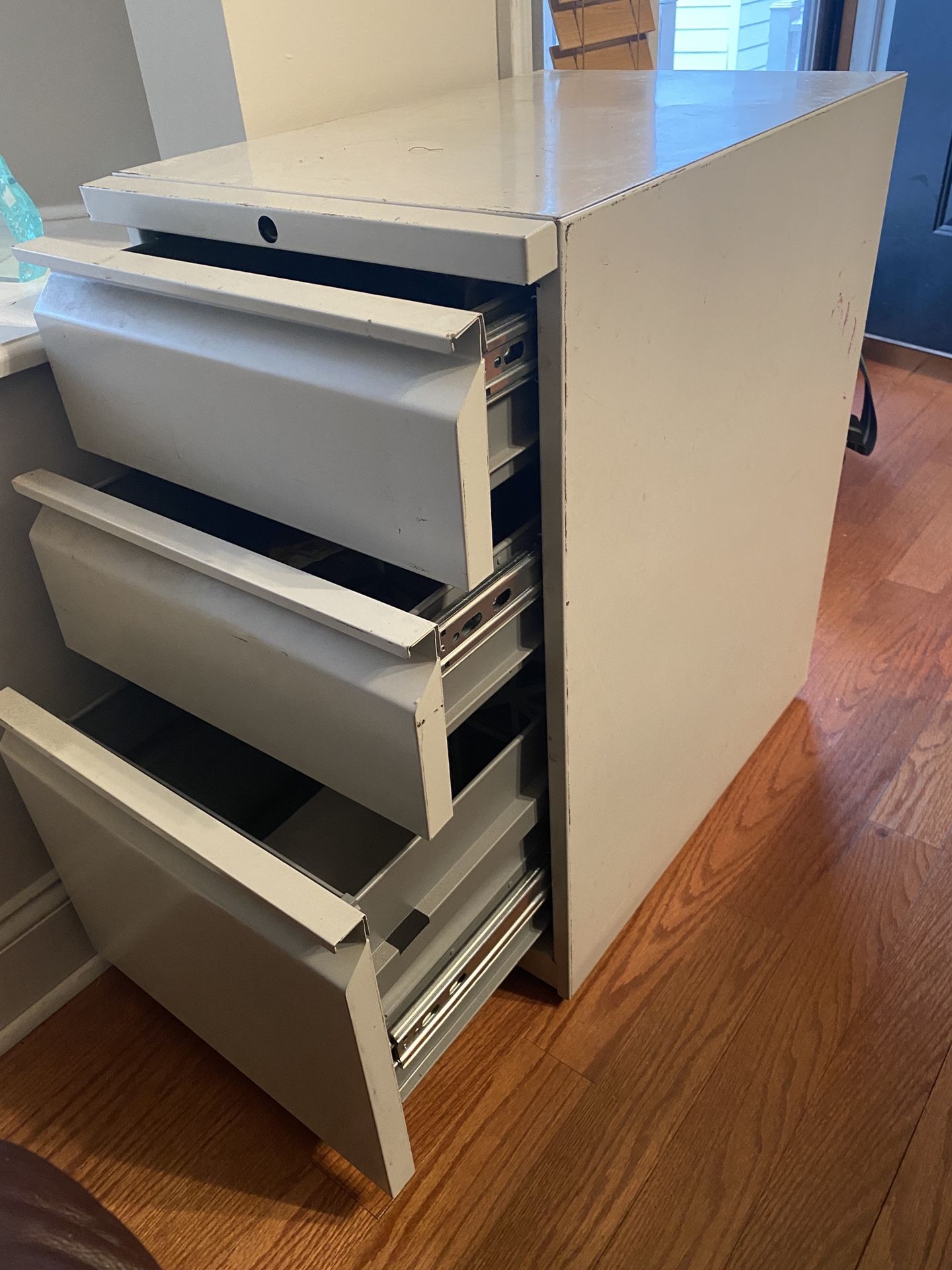 Small 3 Draw File Cabinet