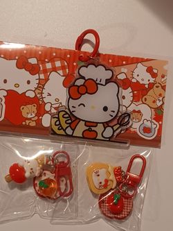 Hello kitty Keychain bundle