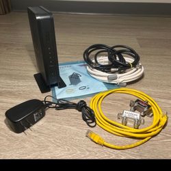 NETGEAR N300 WiFi Cable Modem Router Combo C3000 PLUS MORE!