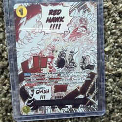 One Piece Gum-Gum Fire-Fist Pistol Red Hawk (Alternate Art) OP11-114 