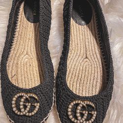 Gucci Crochet Espadrilles 