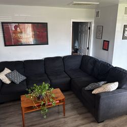 Blue Sectional 