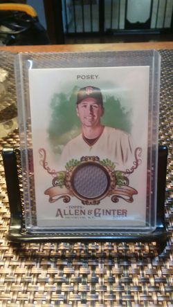 Buster Posey relic allen an ginter