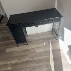 Black Desk 48 X 19 X  30 