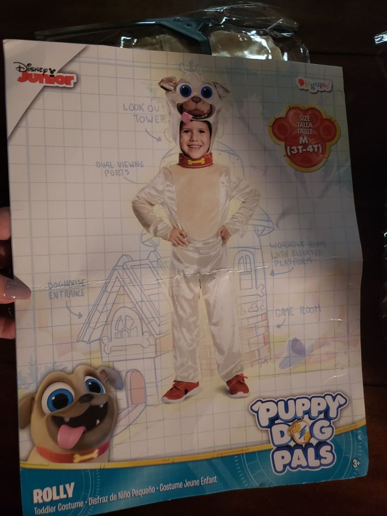 Puppy Pals Rolly Costume 3t/4t