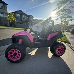 Peg Perego 12V Polaris RZR 900 Powered Ride-On - Pink