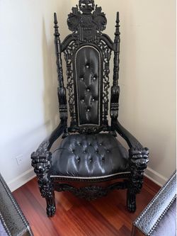 King David Lion Throne Chair