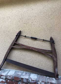 Vintage Rustic Saw
