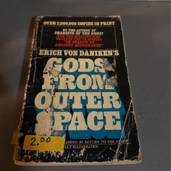 Book Gods From Outer Space Eric Von Dankin UFO