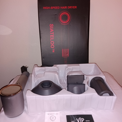 Siateloo 500 Million Negative Ionic Hair Dryer W/ Digital Screen