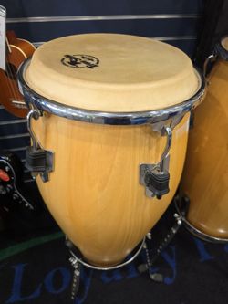 Toca Conga Drum Natural Wood Finish