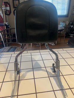 Motorcycle Sissy Bar with Backrest Pad