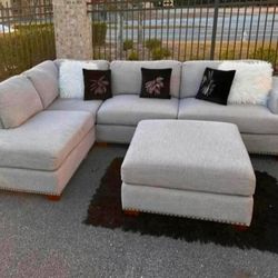 Family Ottoman Compression Sectional Couch Upgrade