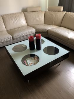 3 Piece - Espresso & Glass Coffee Table (1 coffee table and 2 end tables)