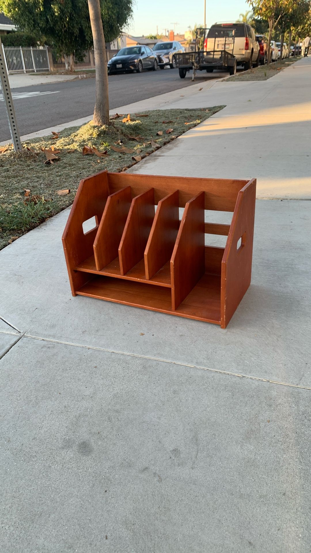 Wooden File Organizer