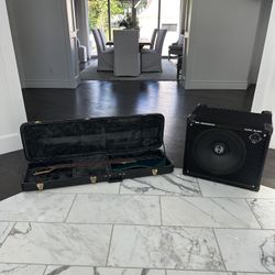 Ibanez Bass + Basic Black 1 X 15 Combo Bass Amp, w/Tweeter