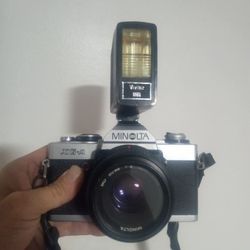 MINOLTA CAMERA  /2 EXTRA LENS $180