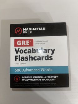 GRE Vocabulary Flashcards