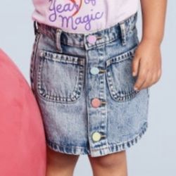 Denim Toddler Girls Skirt