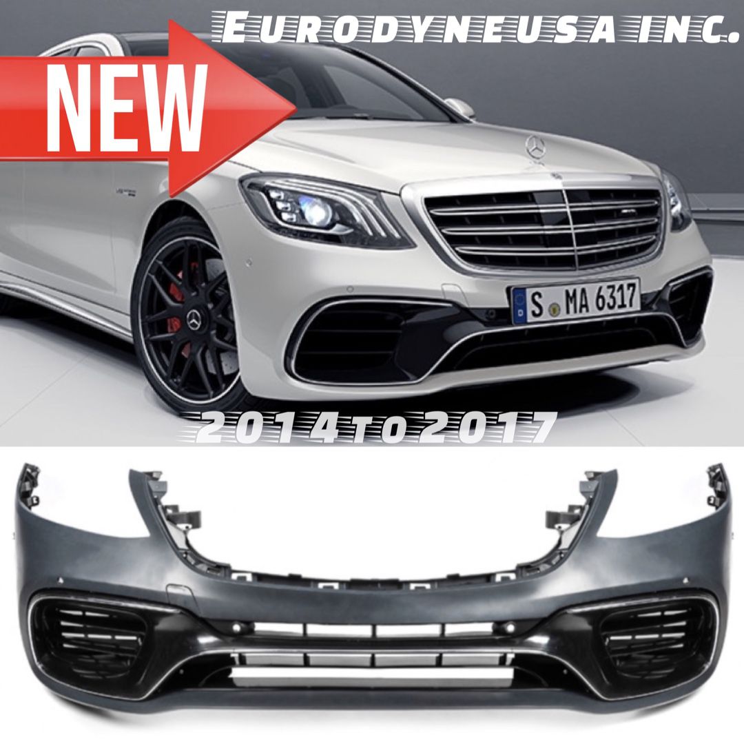 W222 S63 S65 S Class Body Kit Front Bumper Cover Complete Fits S450 S550 S560