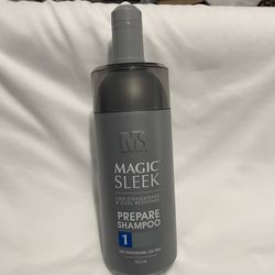 Magic Sleek Prepare Shampoo Hair straightening and curl refiner Jumbo 33.8 oz Liter size
