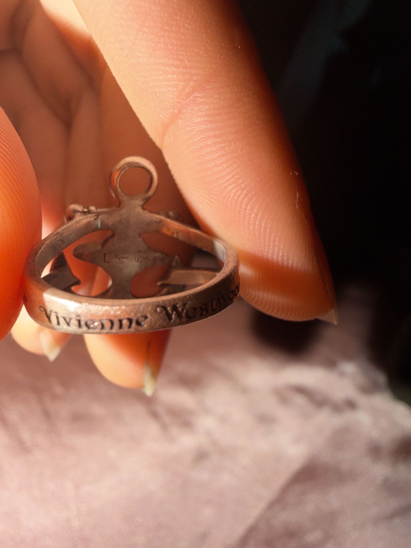 Rare Vivienne Westwood Ring - Orb+Anchor Design