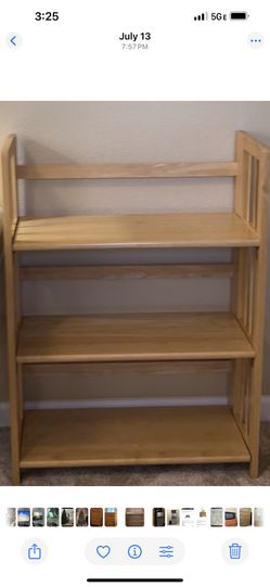 Fold Up Bookshelf