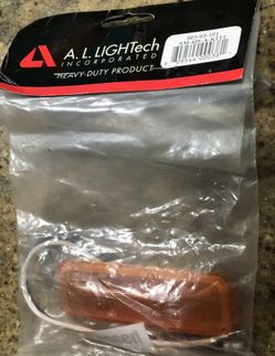 Trailer Lighting 4” Rectangle Digital Side Marker 12Volt Amber