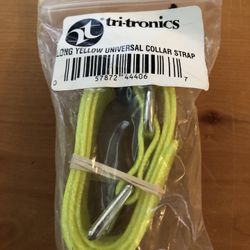 Tri-Tronics Yellow Long Universal Collar Strap - NEW